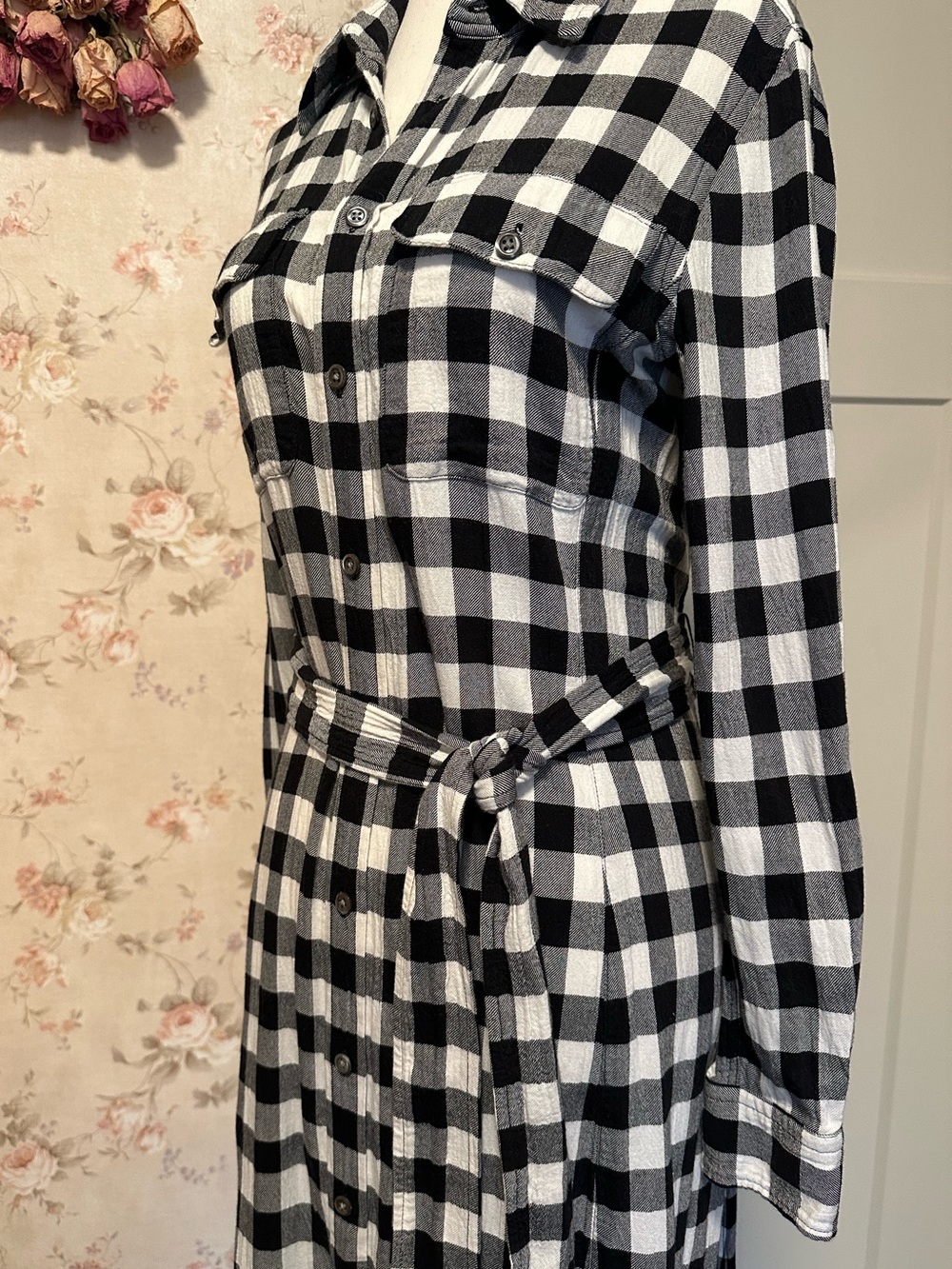 Polo Ralph Lauren Buffalo Long Sleeve Maxi Dress Size 2 - Picture 11 of 16